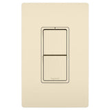 Legrand - radiant Two Single-Pole/3-Way Switches, Light Almond - Light Almond