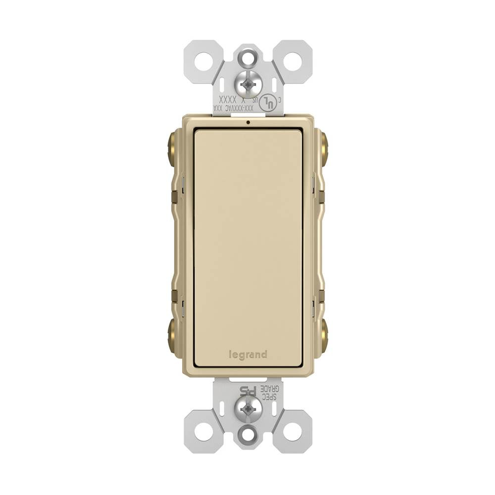 radiant 15A 4-Way Switch with Locator Light, Ivory