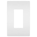 Legrand - radiant One-Gang Screwless Wall Plate, White - White