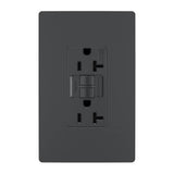 Legrand - radiant Spec-Grade 20A Tamper-Resistant Self-Test GFCI Receptacle, Graphite - Graphite
