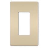 Legrand - radiant One-Gang Screwless Wall Plate, Ivory - Ivory