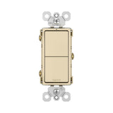 radiant Two Single-Pole Switches, Black