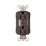 radiant 15A Tamper-Resistant Self-Test GFCI Outlet with Night Light, Dark Bronze