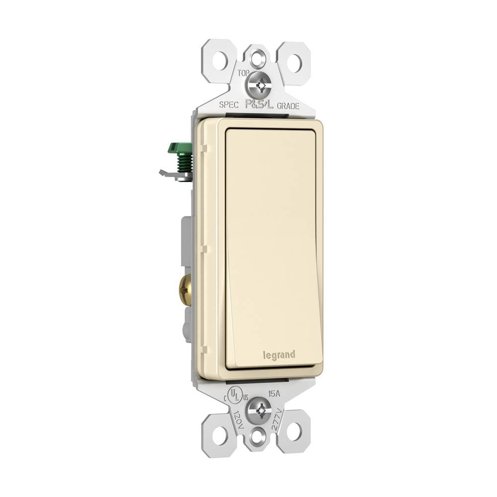 radiant 15A Single-Pole Switch, Brown