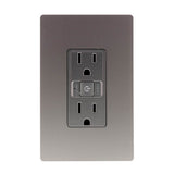 Legrand - radiant Smart Outlet - Wi-Fi, Nickel Finish - Nickel