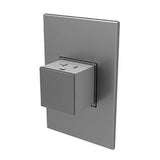 Legrand - Pop-Out Outlet, 20AMP, 1-Gang - Magnesium