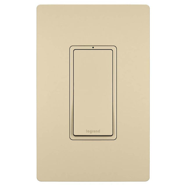 Legrand - radiant 15A 3-Way Switch with Locator Light, Ivory - Ivory
