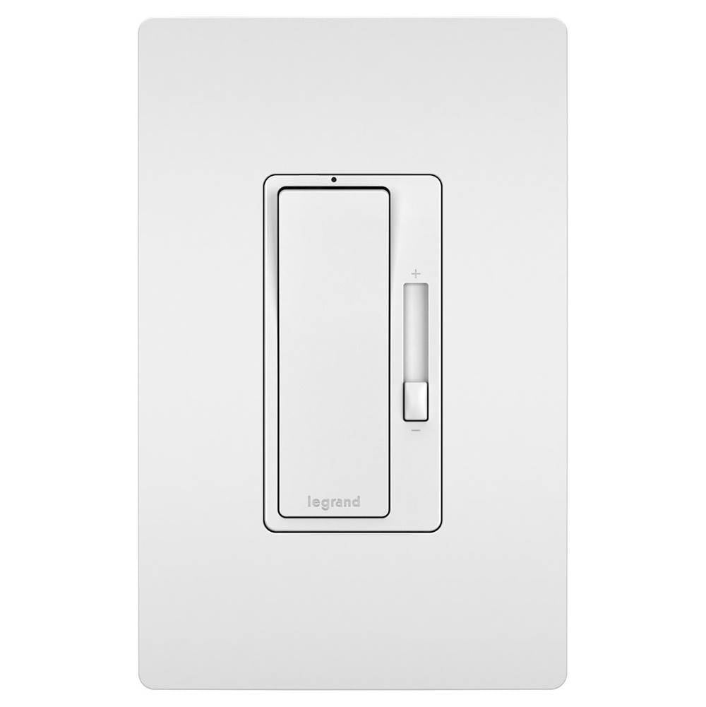 Legrand - radiant 120V, 1100VA Magnetic Low-Voltage Single Pole/3-Way Dimmer, White - White