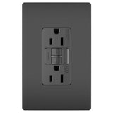 Legrand - radiant Spec-Grade 15A Weather-Resistant Self-Test GFCI Receptacle, Black - Black
