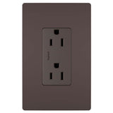 Legrand - radiant 15A 125V Duplex Tamper-Resistant Outlet, Dark Bronze - Dark Bronze