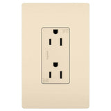 Legrand - radiant Outdoor Duplex Outlet, Light Almond - Light Almond
