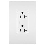 Legrand - radiant Spec-Grade 20A Tamper-Resistant Receptacle, White - White