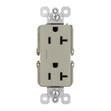 radiant Spec-Grade 20A Tamper-Resistant Receptacle, Dark Bronze