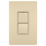 Legrand - radiant Two Single-Pole/3-Way Switches, Ivory - Ivory