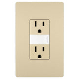 Legrand - radiant 15A Tamper-Resistant Outlet with Night Light, Ivory - Ivory