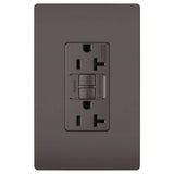 Legrand - radiant Spec-Grade 20A Tamper-Resistant Self-Test GFCI Receptacle, Brown - Brown