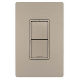 Legrand - radiant Two Single-Pole/3-Way Switches, Nickel - Nickel