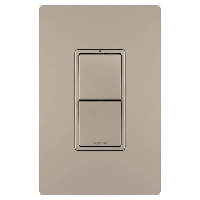 Legrand - radiant Two Single-Pole/3-Way Switches, Nickel - Nickel