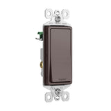 radiant 15A Single-Pole Switch, Dark Bronze