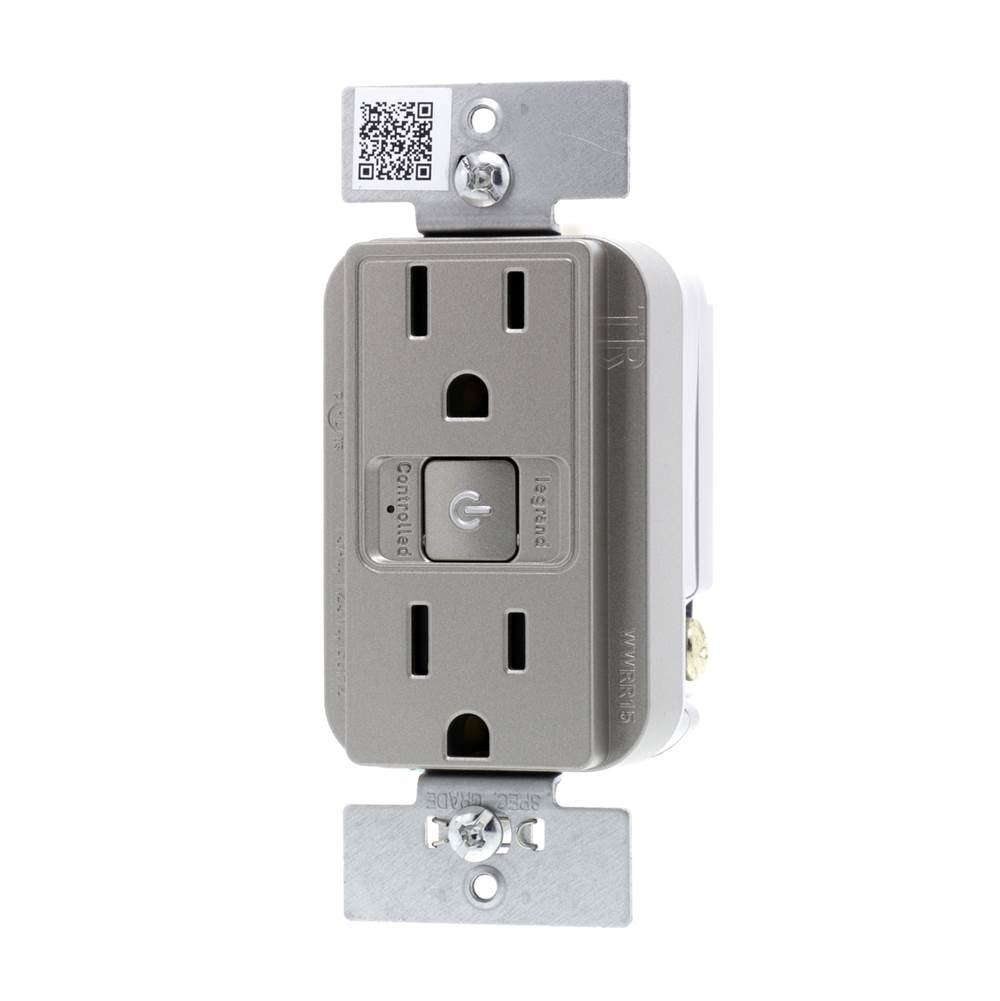 radiant Smart Outlet - Wi-Fi, Light Almond