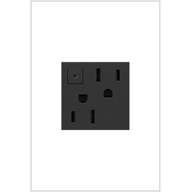Legrand - Energy-Saving On/Off Outlet, 15A - Graphite