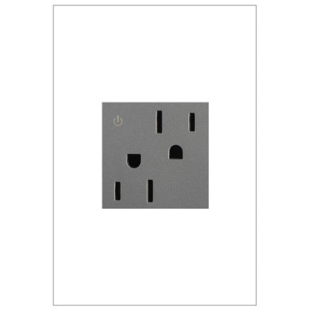Legrand - Tamper-Resistant Dual Controlled Outlet, 15A - White