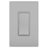 Legrand - radiant 15A Single-Pole Switch, Gray - Gray