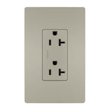 Legrand - radiant Spec-Grade 20A Tamper-Resistant Receptacle, Nickel - Nickel