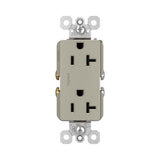 radiant Spec-Grade 20A Tamper-Resistant Receptacle, Dark Bronze