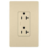 Legrand - radiant Spec-Grade 20A Tamper-Resistant Receptacle, Ivory - Ivory