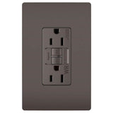 Legrand - radiant Spec-Grade 15A Weather-Resistant Self-Test GFCI Receptacle, Brown - Brown