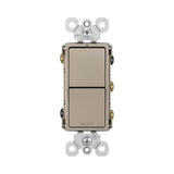 radiant Two Single-Pole/3-Way Switches, Dark Bronze