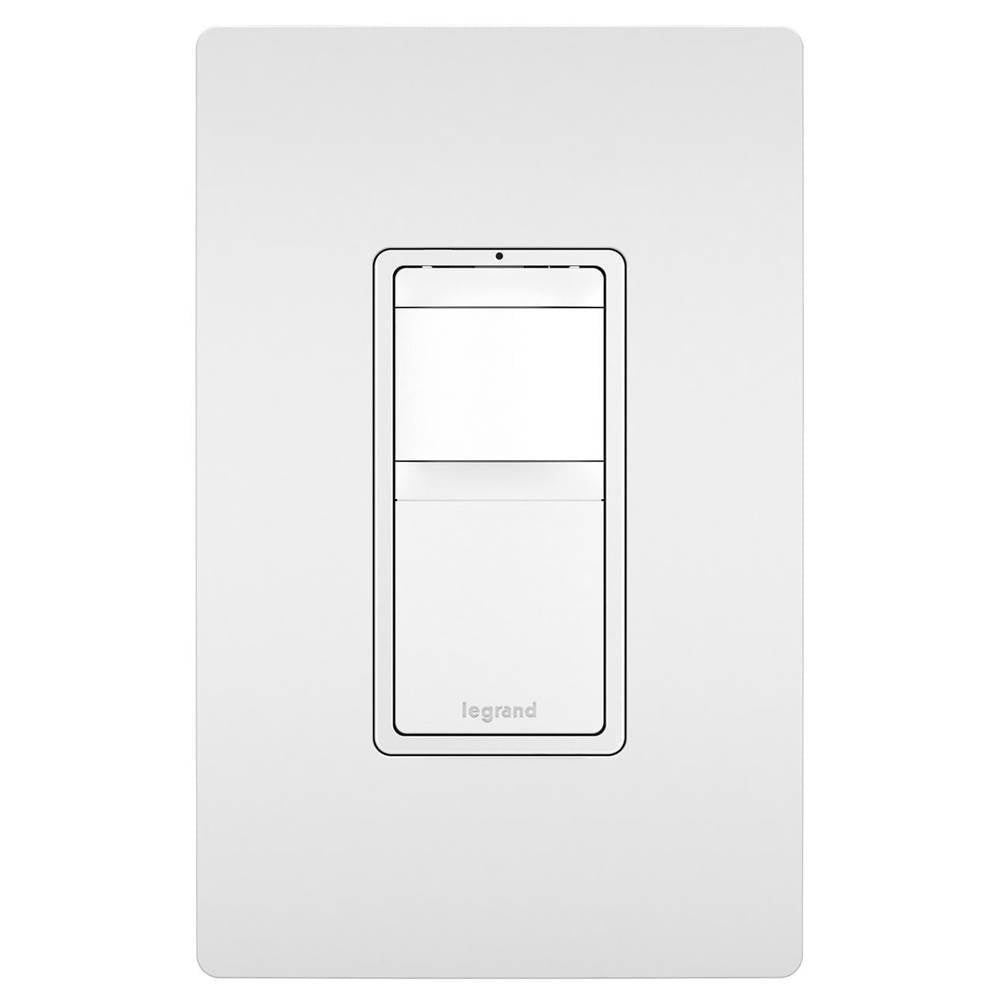 Legrand - radiant Single-Pole Vacancy Sensor, White - White