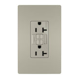 Legrand - radiant Spec-Grade 20A Tamper-Resistant Self-Test GFCI Receptacle, Nickel - Nickel