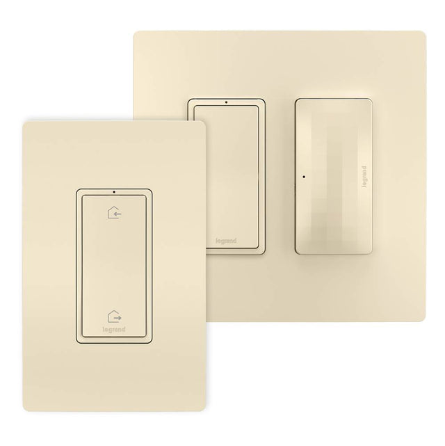 Legrand - radiant with Netatmo Switch Kit with Home/Away Switch, Light Almond - Light Almond