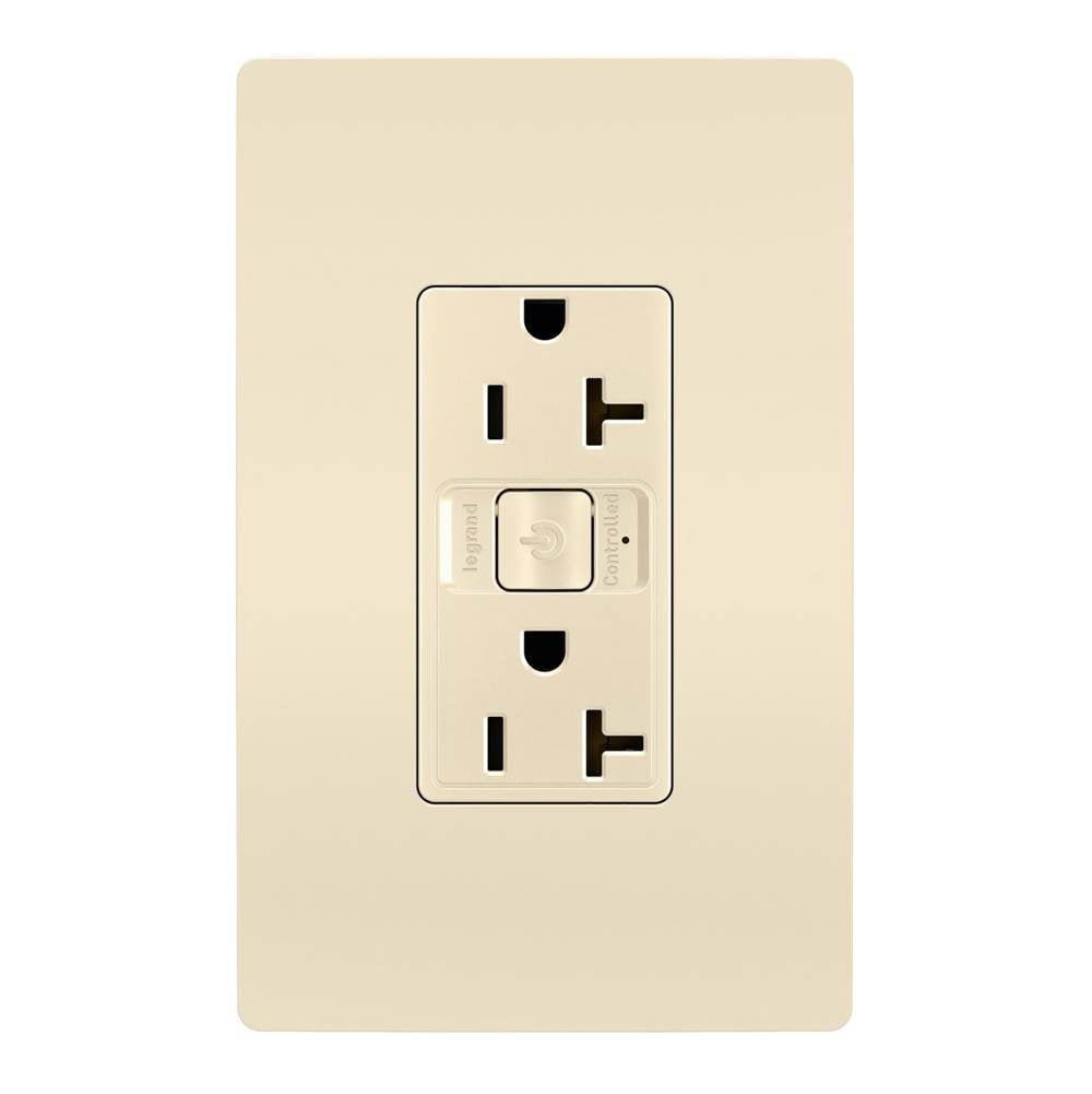 Legrand - Smart 20A Outlet with Netatmo, Light Almond - Light Almond