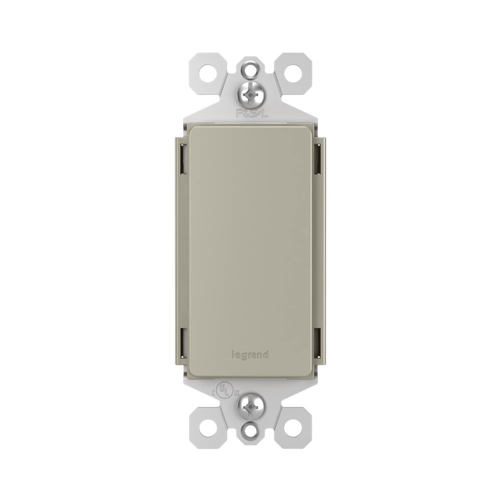 radiant Blank Wall Plate Insert, Brown