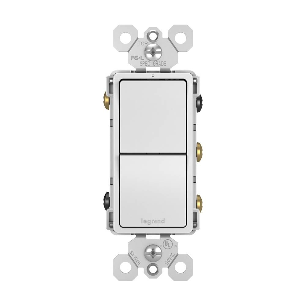 radiant Two Single-Pole/3-Way Switches, Black
