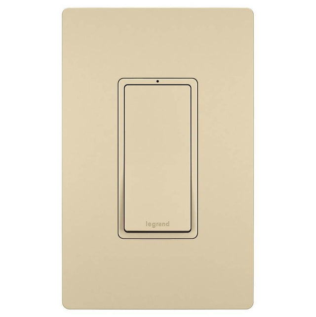 Legrand - radiant 15A Single-Pole Switch with Locator Light, Ivory - Ivory
