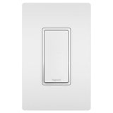 Legrand - radiant 15A Single-Pole Switch with Locator Light, White - White