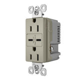 radiant 15A Tamper-Resistant Ultra-Fast USB Type C/C Outlet, Dark Bronze