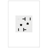 Legrand - Tamper-Resistant Dual Controlled Outlet, 20A - White