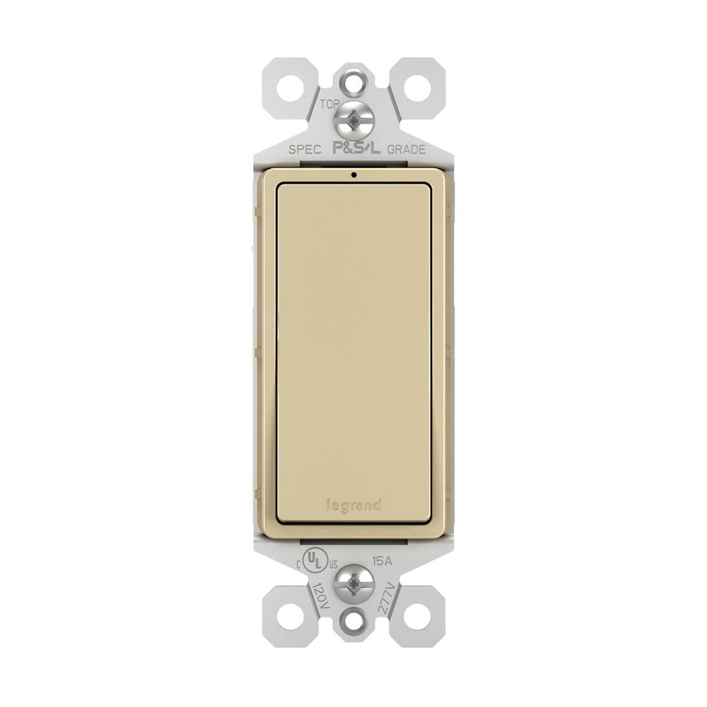 radiant 15A 3-Way Switch with Locator Light, Ivory