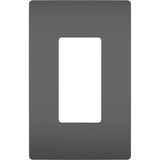 radiant One-Gang Screwless Wall Plate, Brown