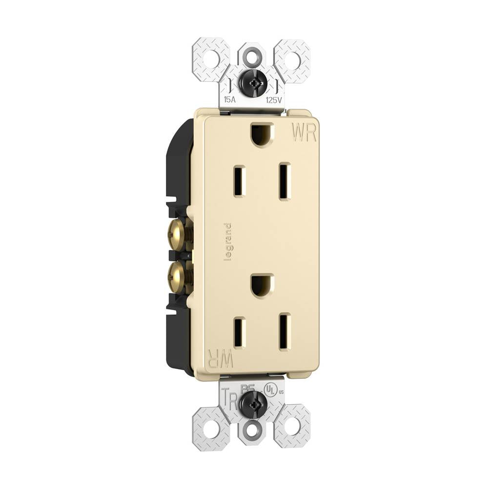 radiant Outdoor Duplex Outlet, Brown