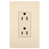 Legrand - radiant 15A 125V Duplex Tamper-Resistant Outlet, Light Almond - Light Almond