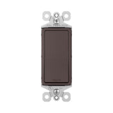 Legrand - radiant 15A Single-Pole Switch, Dark Bronze - Dark Bronze