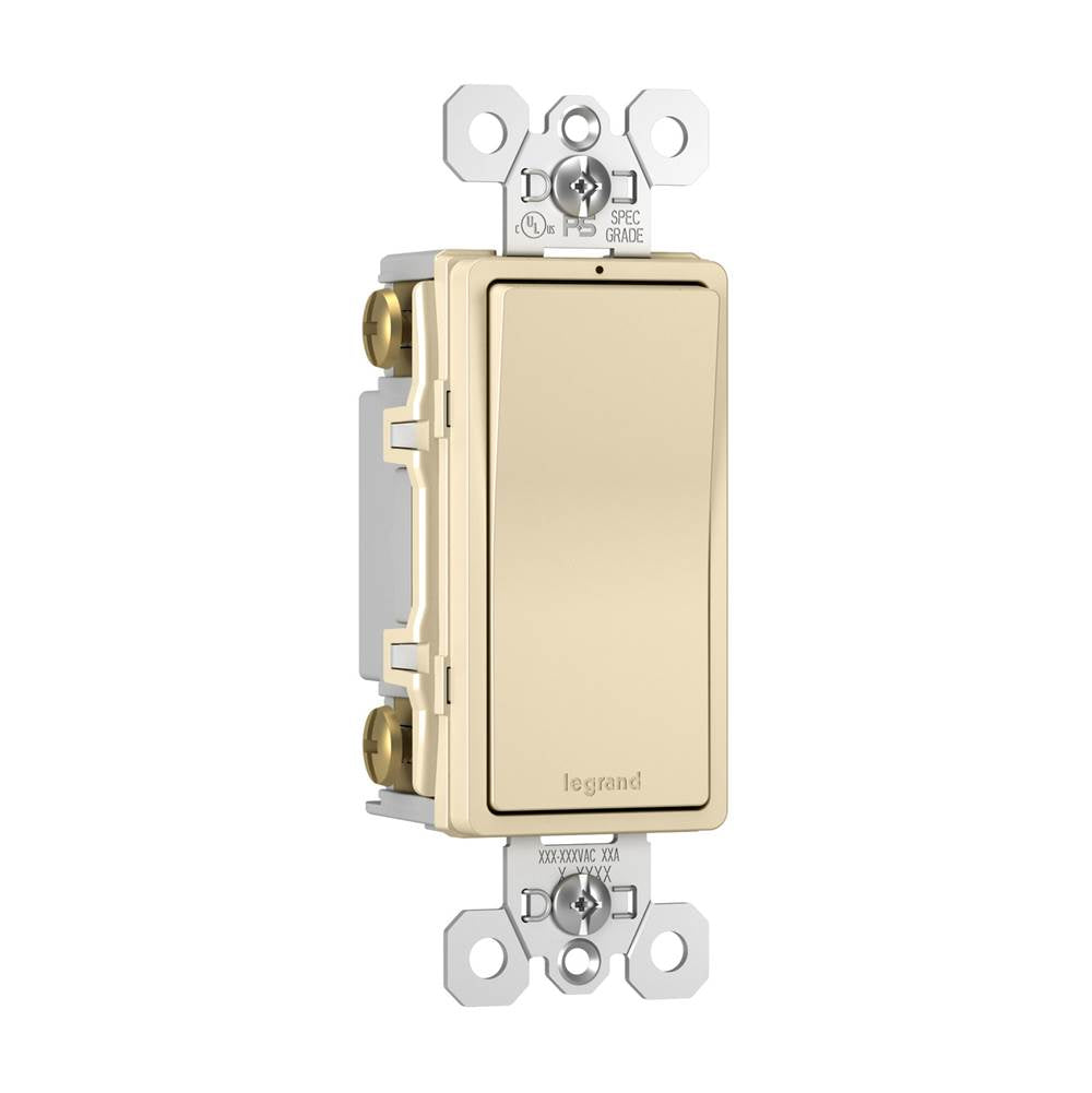 radiant 15A 4-Way Switch with Locator Light, Ivory