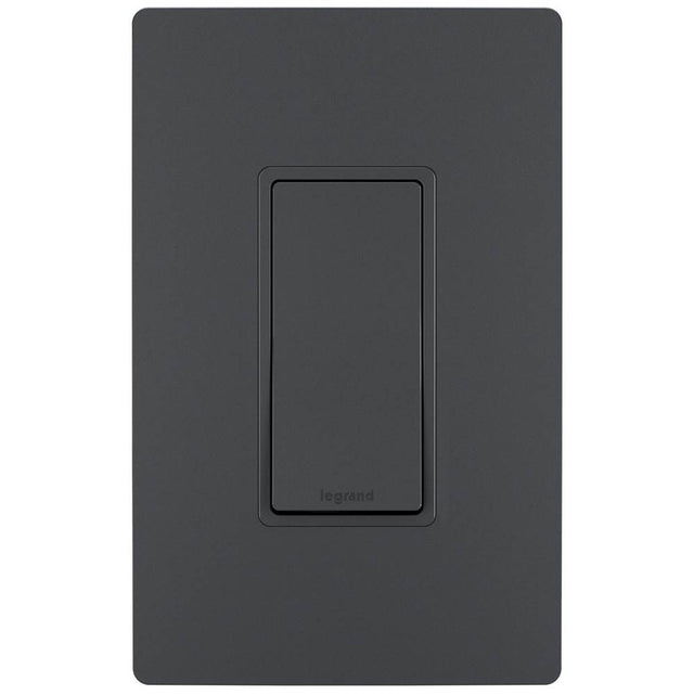 Legrand - radiant 15A 3-Way Switch, Graphite - Graphite