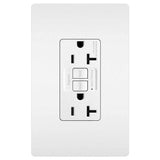 radiant Spec-Grade 20A Tamper-Resistant Self-Test GFCI Receptacle, Brown